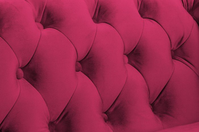 Canapea extensibila Chesterfield, 3 locuri, bordeaux , 203x80x86 cm [9]