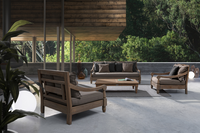 Canapea gri BALI 190 cm [3]