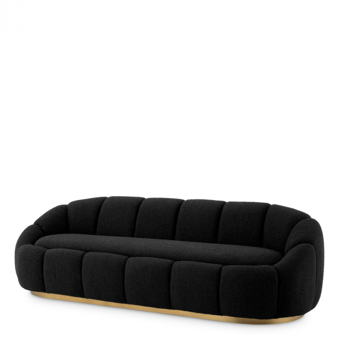 Canapea Inger, bouclé neagra [1]