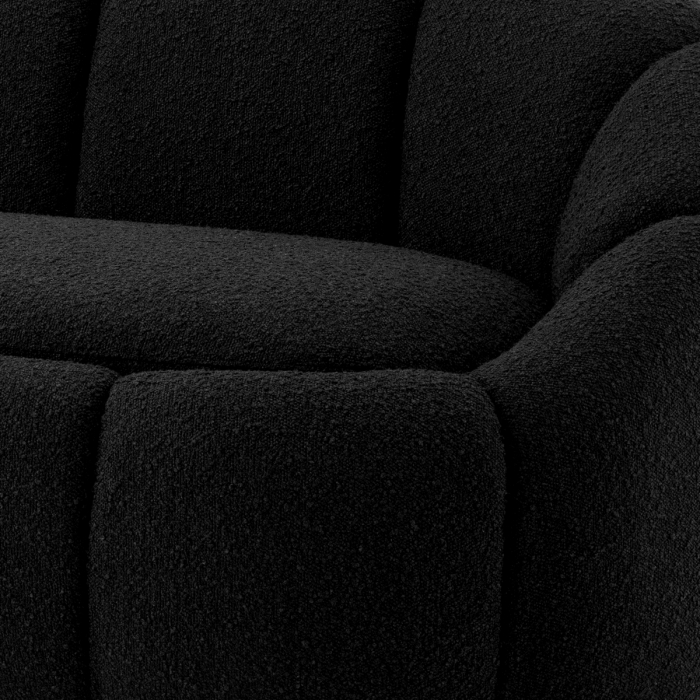 Canapea Inger, bouclé neagra [5]