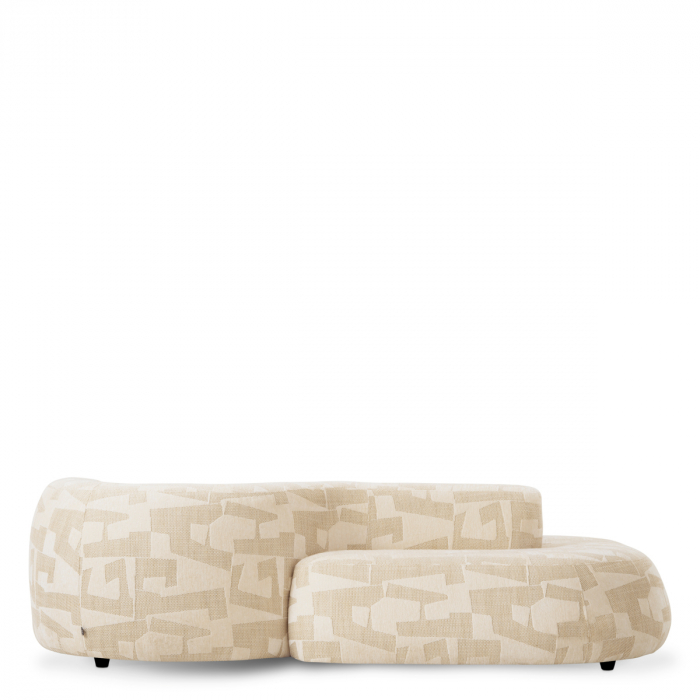 Canapea Julita brooklyn, nisip, Dims: W. 223 | D. 113 | H. 60 | SD. 46 | SW. 195 | SH. 39 | AH. 60  (CM) [5]
