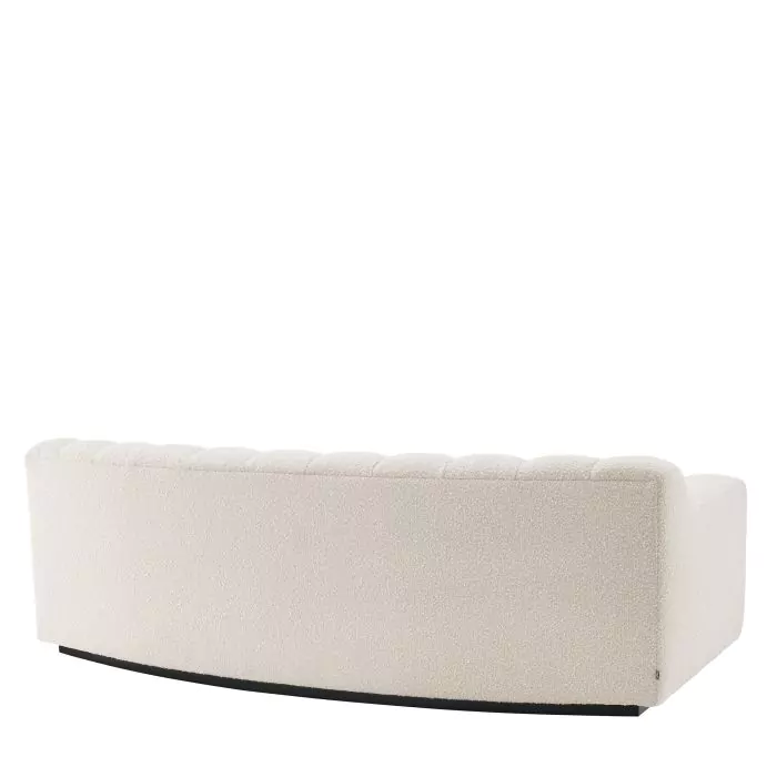 Canapea Kelly S bouclé crem, Dims: W. 234 | D. 117 | H. 78.5 | SD. 64 | SH. 47 | AH. 63  (CM) [7]
