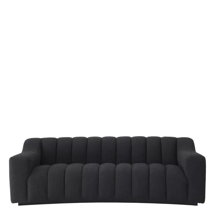 Canapea Kelly S bouclé neagra [2]
