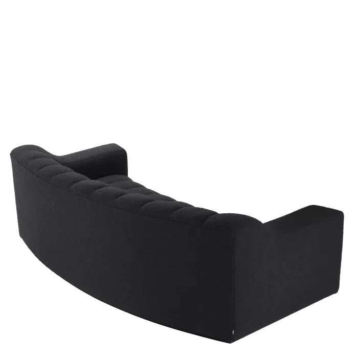 Canapea Kelly S bouclé neagra [6]
