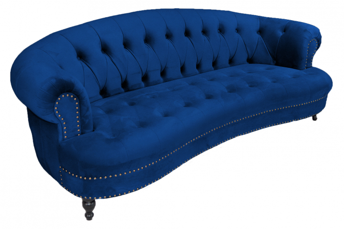 Canapea Clara, Albastru, 210x70x80 cm [3]
