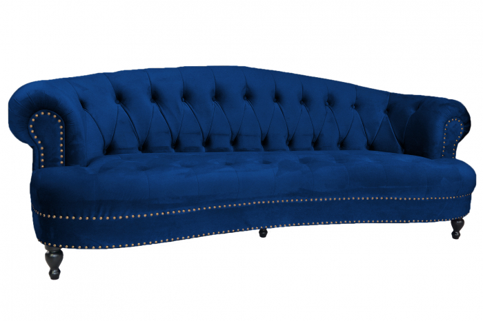 Canapea Clara, Albastru, 210x70x80 cm [2]