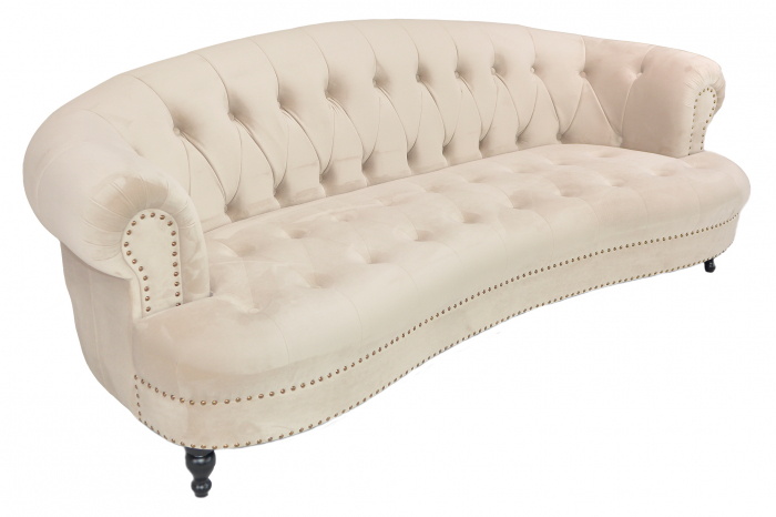 Canapea Clara, Bej, 210x70x80 cm [3]