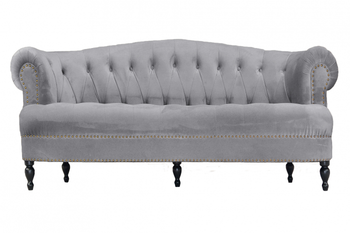 Canapea Clara, Gri, 210x70x80 cm [5]