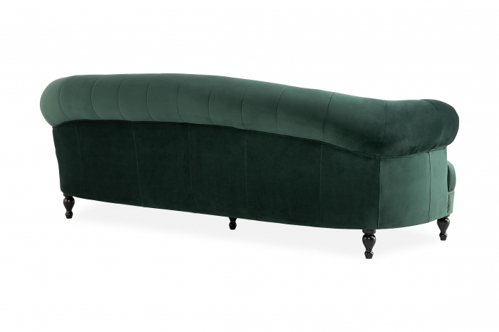 Canapea Clara, Verde inchis, 210x70x80 cm [4]