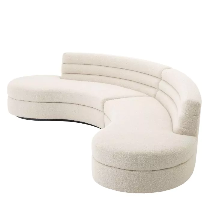 Canapea Lennox bouclé crem [4]