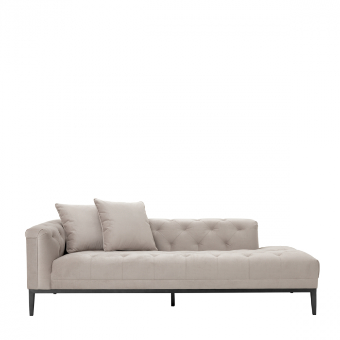 Canapea Lounge Cesare, stânga, gri, Dims: W. 220 | D. 96 | H. 66 | SD. 73 | SH. 42  (CM) [4]