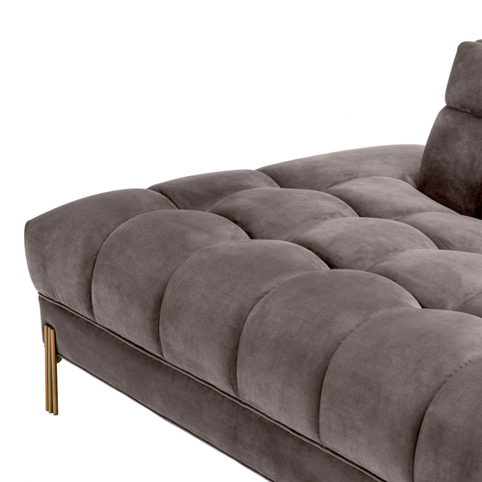 Canapea Lounge Sienna, dreapta savona catifea gri [5]