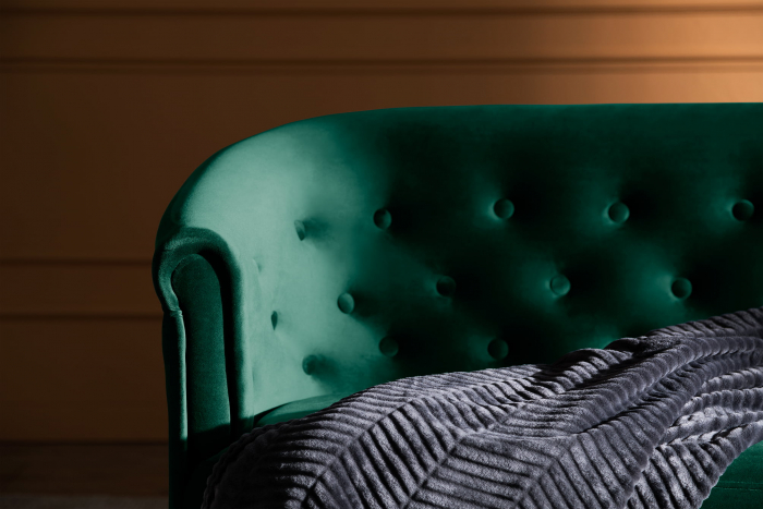 Canapea Mada, Verde inchis, 140x74x68 cm [2]