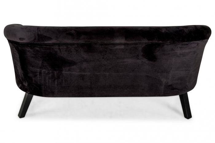 Canapea Mada, Negru, 140x74x68 cm [4]
