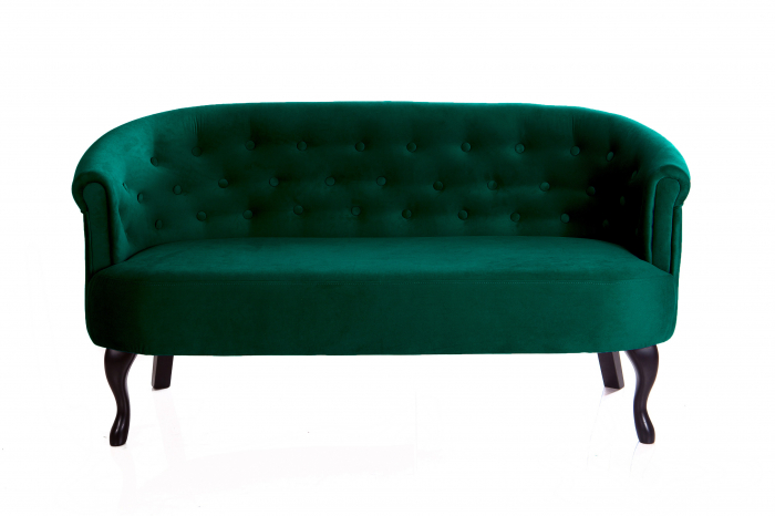 Canapea Mada, Verde inchis, 140x74x68 cm [12]