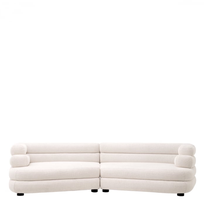 Canapea Malaga L lyssa off-white, Dims: W. 300 | D. 164 | H. 73 | min SD. 79 | max SD. 100 | SH. 40 | AH. 73  (CM) [3]