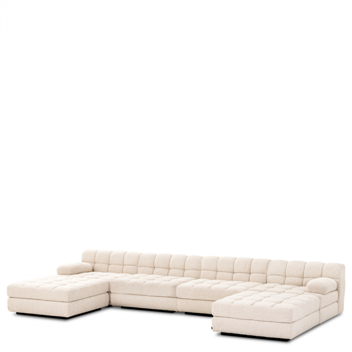Canapea Modulară Dean bouclé crem - Mijloc [8]
