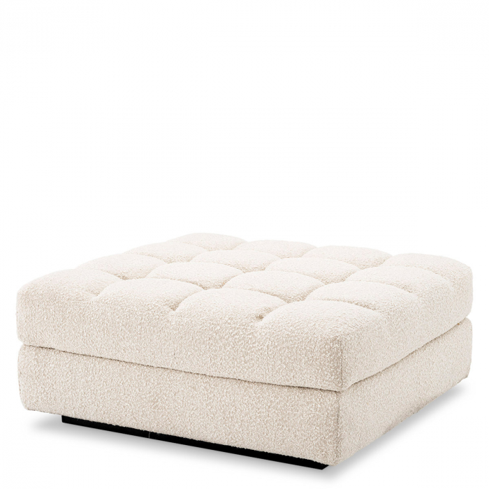 Canapea modulară Dean bouclé crem - Otoman [2]