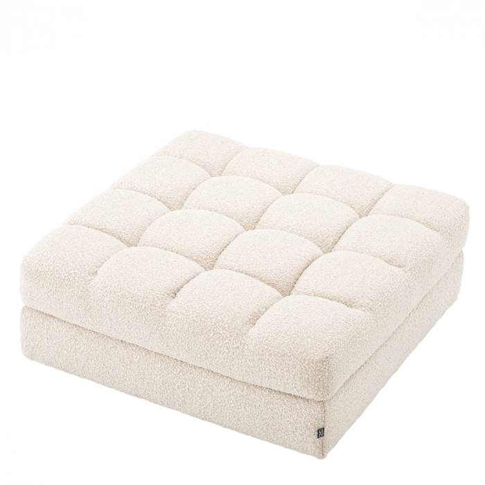 Canapea modulară Dean bouclé crem - Otoman [5]