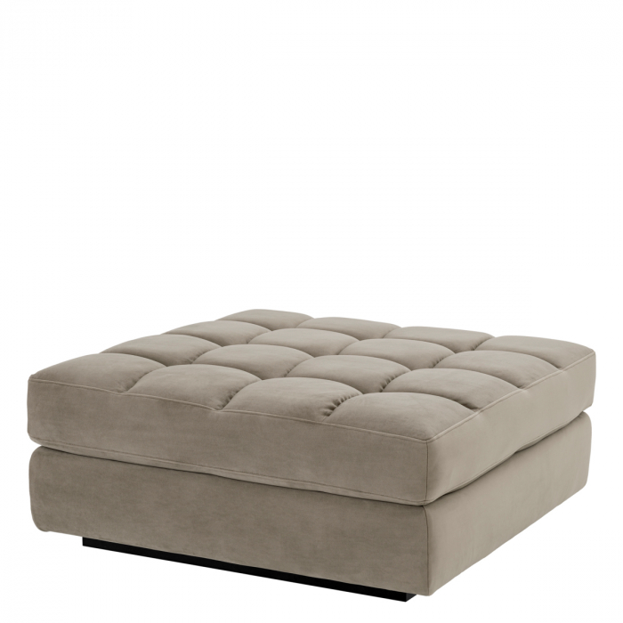 Canapea modulară Dean savona greige velvet - Otoman, Dims: W. 93 | D. 93 | H. 42  (CM) [4]