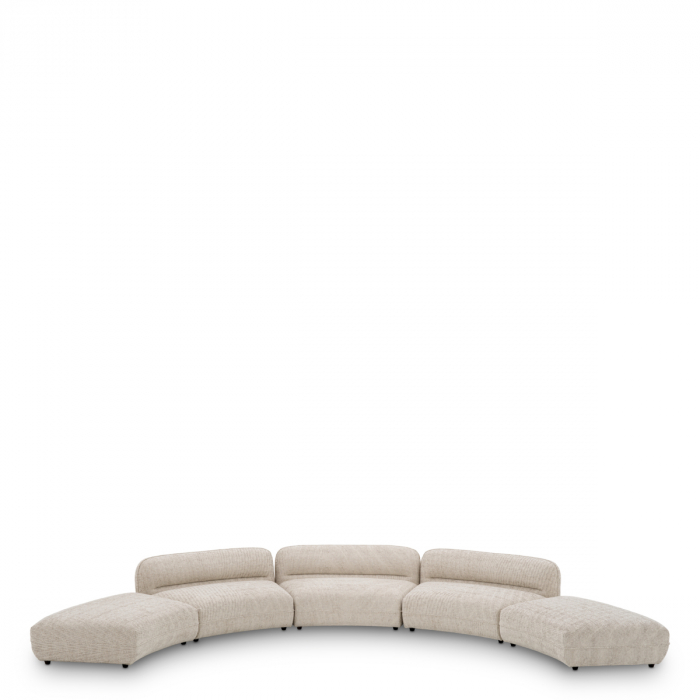 Canapea modulară Grand Avenue creststone bej - Mijloc, Dims: W. 145 | D. 100 | H. 72 | SD. 70 | SH. 43  (CM) [3]