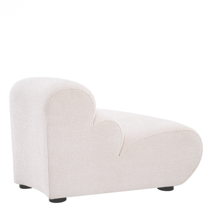 Canapea modulară Lindau colț exterior lyssa off-white, Dims: W. 104 | D. 98 | H. 68 | SD. 49 | SH. 42  (CM) [4]