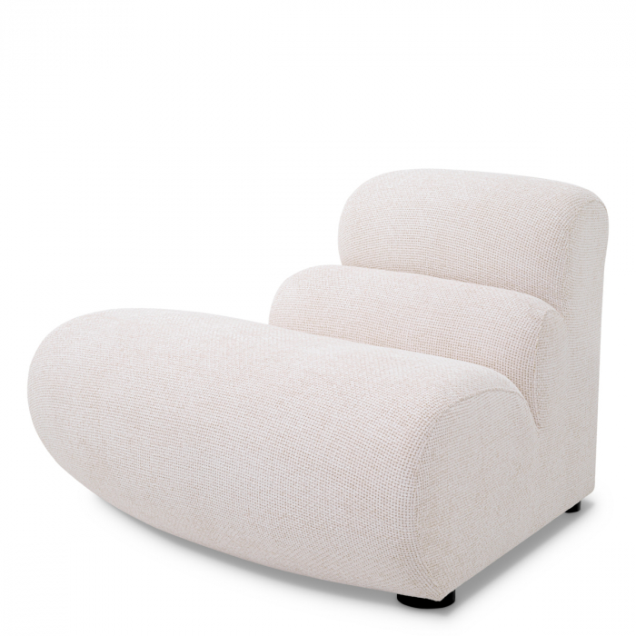 Canapea modulară Lindau colț exterior lyssa off-white, Dims: W. 104 | D. 98 | H. 68 | SD. 49 | SH. 42  (CM) [2]