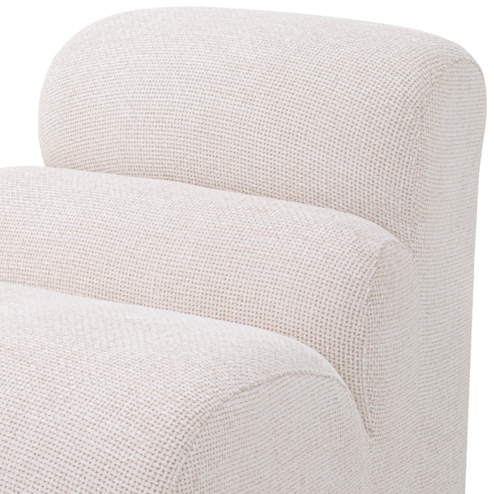 Canapea modulară Lindau colț exterior lyssa off-white, Dims: W. 104 | D. 98 | H. 68 | SD. 49 | SH. 42  (CM) [5]