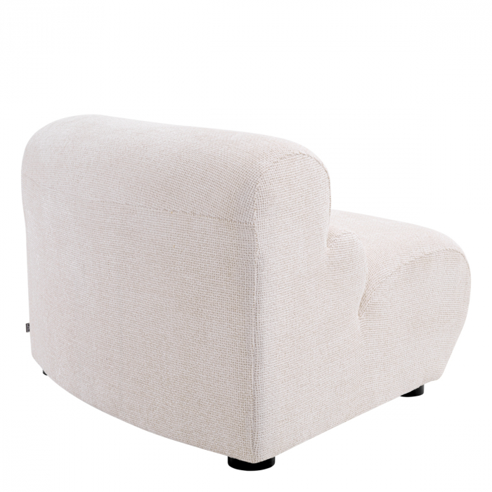 Canapea modulară Lindau colț interior lyssa off-white, Dims: W. 107 | D. 100 | H. 68 | SD. 49 | SH. 42  (CM) [4]