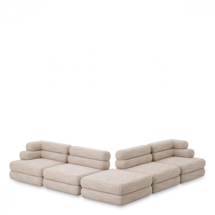 Canapea modulară Malaga skyward, nisip - Dreapta, Dims: W. 92 | D. 92 | H. 69 | SD. 67 | SH. 40 | AH. 53  (CM) [11]