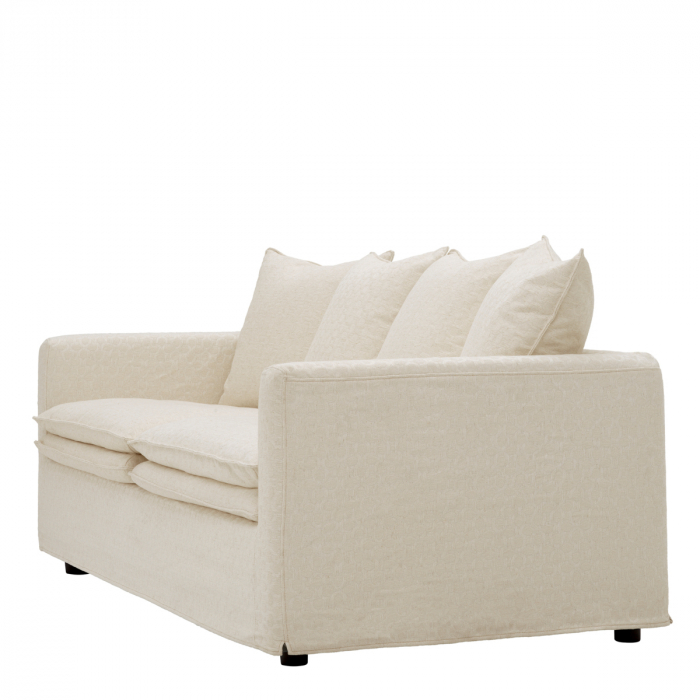 Canapea Montgomery raza de soare off-white, Dims: W. 210 | D. 100 | H. 91 | SD. 76 | SH. 48 | AH. 65  (CM) [5]