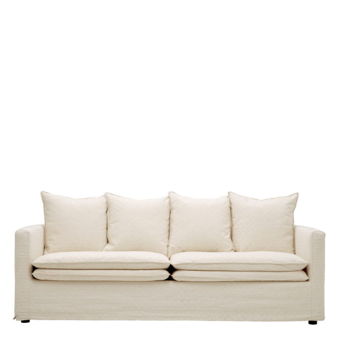 Canapea Montgomery raza de soare off-white, Dims: W. 210 | D. 100 | H. 91 | SD. 76 | SH. 48 | AH. 65  (CM) [3]