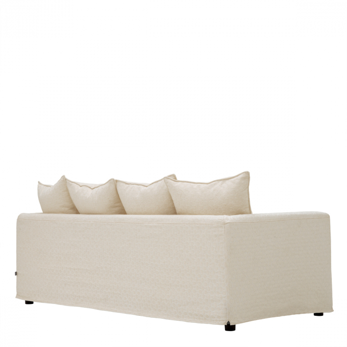 Canapea Montgomery raza de soare off-white, Dims: W. 210 | D. 100 | H. 91 | SD. 76 | SH. 48 | AH. 65  (CM) [4]