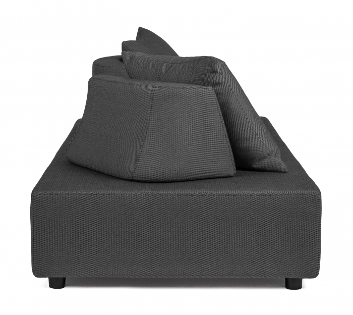 Canapea pentru exterior PIPER, aluminiu_stofa, gri, 200 cm [4]