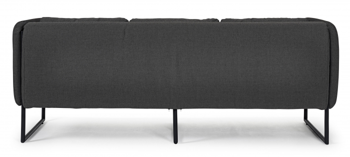 Canapea Pixel, Poliester/Aluminiu, Negru, 186x74x72 cm (gold) [6]