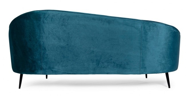 Canapea Seraphin deep, Catifea, Turqoise, 183x85x80 [4]