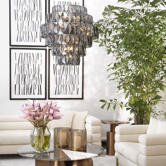 Candelabru, Amazone L din sticla fumurie [7]