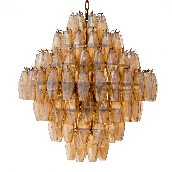 Candelabru, Benini L, finisaj din alamă cu aspect vintage, Dims: Ø 65 | H. 74  (CM) [3]