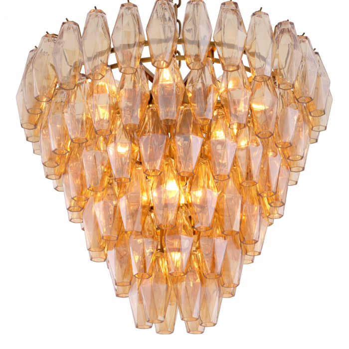 Candelabru, Benini S, finisaj din alamă cu aspect vintage, Dims: Ø 65 | H. 58  (CM) [4]