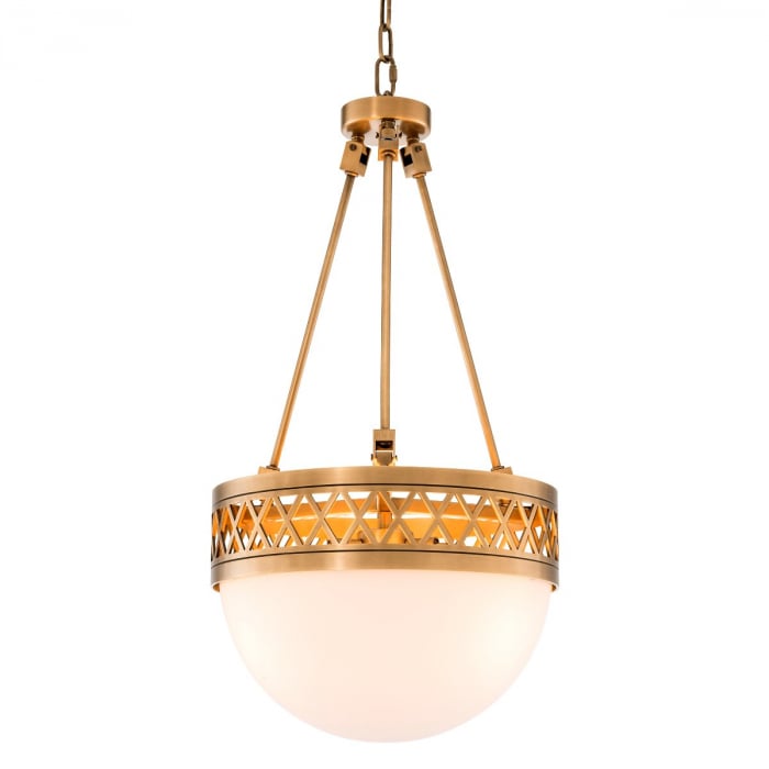 Candelabru, Bistroquette, finisaj din alamă cu aspect vintage, Dims: Ø 36 | H. 67.5  (CM) [5]