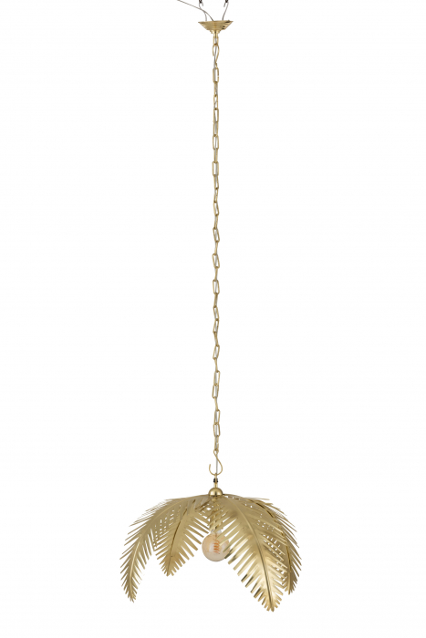 Candelabru Coconut, Metal Fier, Auriu, 66x66x23 cm