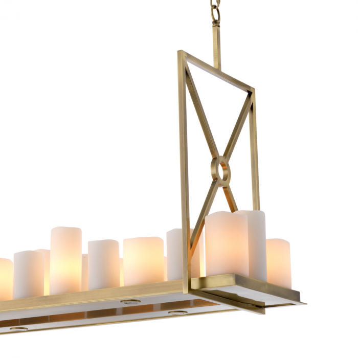Candelabru, Commodore cu finisaj din alamă [4]