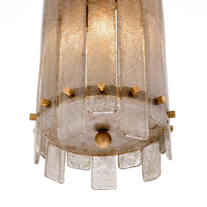 Candelabru, Da Silva, finisaj din alamă cu aspect vintage, Dims: Ø 27 | H. 52  (CM) [3]