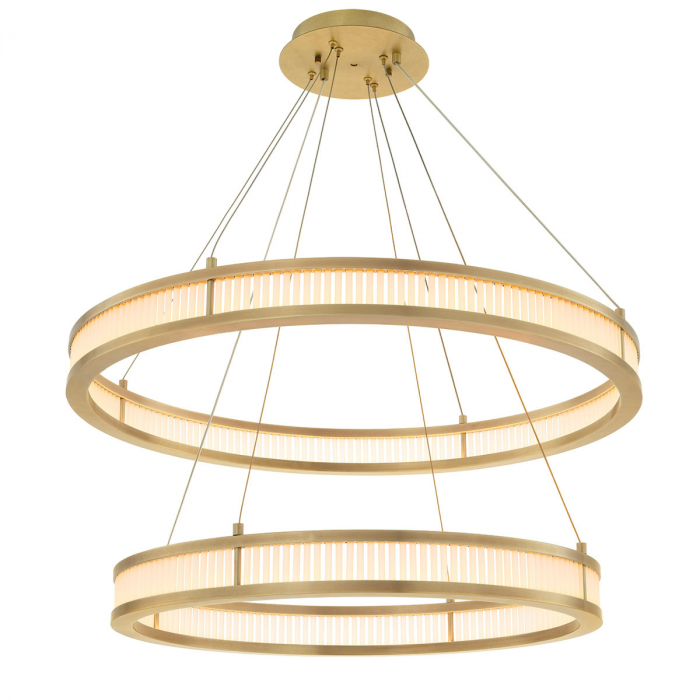 Candelabru, Damien Double, finisaj din alamă cu aspect vintage [1]