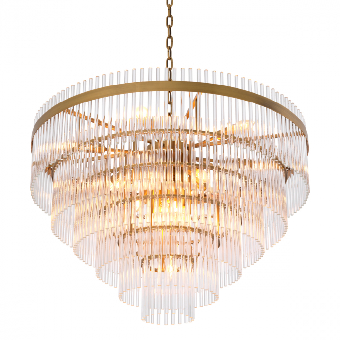 Candelabru, East Single, finisaj din alamă cu aspect vintage, Dims: Ø 81 | H. 56  (CM) [4]
