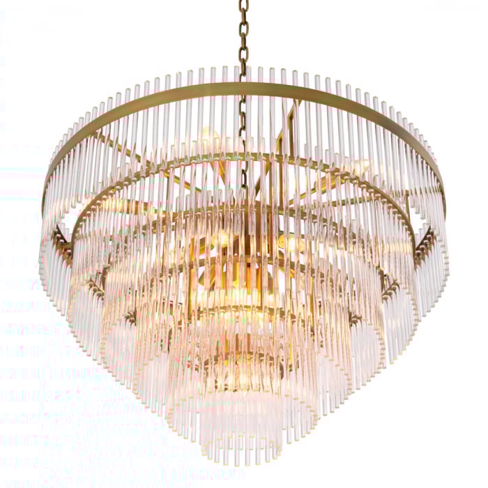 Candelabru, East Single, finisaj din alamă cu aspect vintage, Dims: Ø 81 | H. 56  (CM) [5]