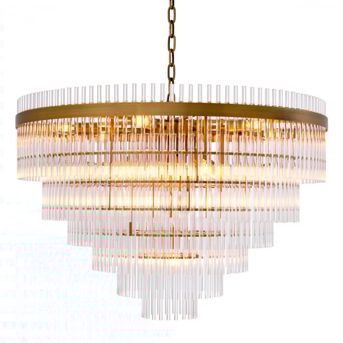 Candelabru, East Single, finisaj din alamă cu aspect vintage, Dims: Ø 81 | H. 56  (CM) [1]
