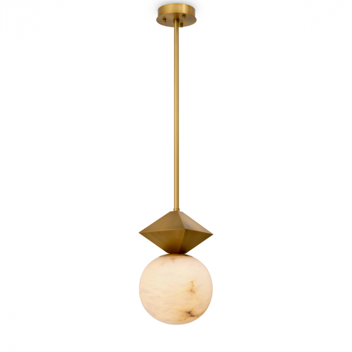Candelabru, Elko, finisaj din alamă cu aspect vintage, Dims: Ø 23 | H. 40 | min H. 107  (CM) [3]