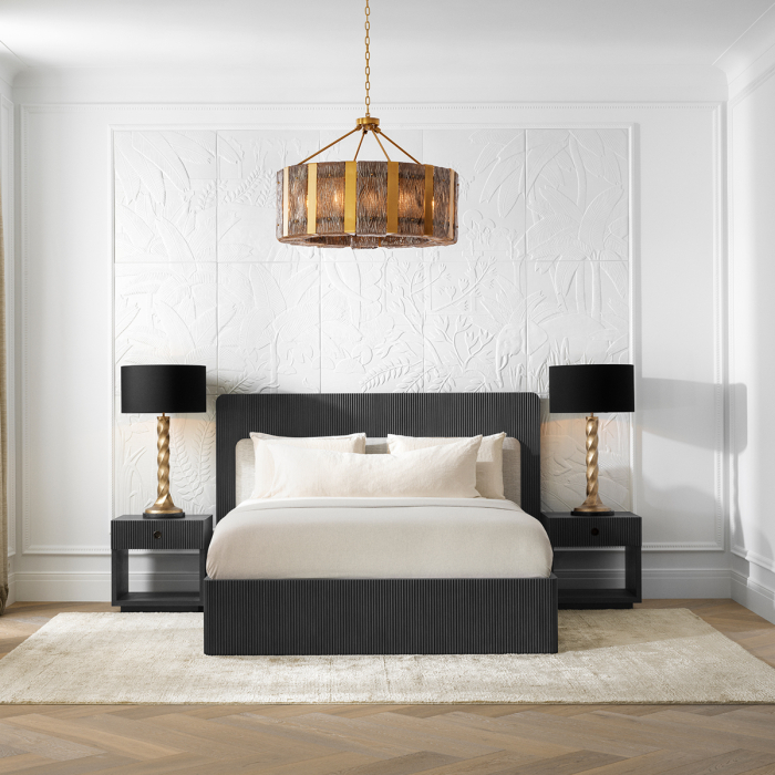 Candelabru Elysian cu finisaj alama antica, sticla fumurie |Ø 91 | H. 65 cm  [2]