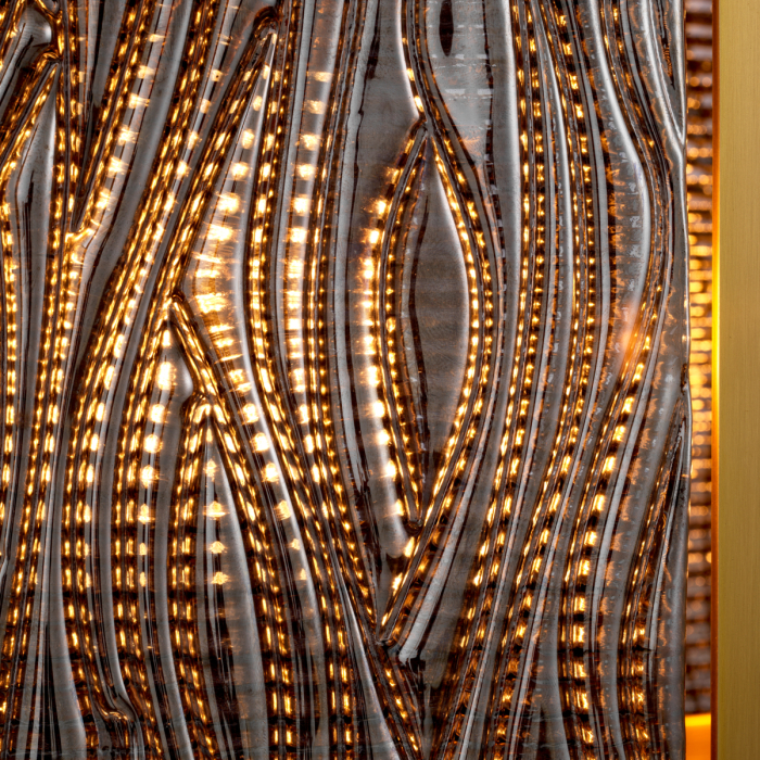 Candelabru Elysian cu finisaj alama antica, sticla fumurie |Ø 91 | H. 65 cm  [5]